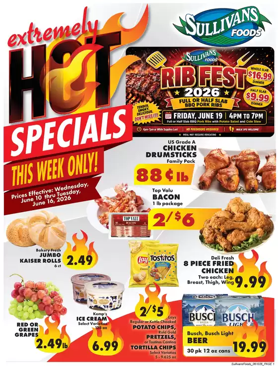 Sullivan's Foods catalogue | Special offers for you | 2026-06-10T00:00:00.000Z - 2026-06-16T00:00:00.000Z