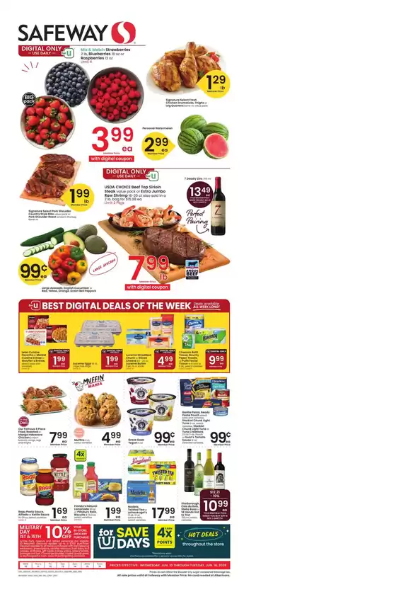 Safeway catalogue | Exclusive bargains | 2026-06-10T00:00:00.000Z - 2026-06-16T00:00:00.000Z