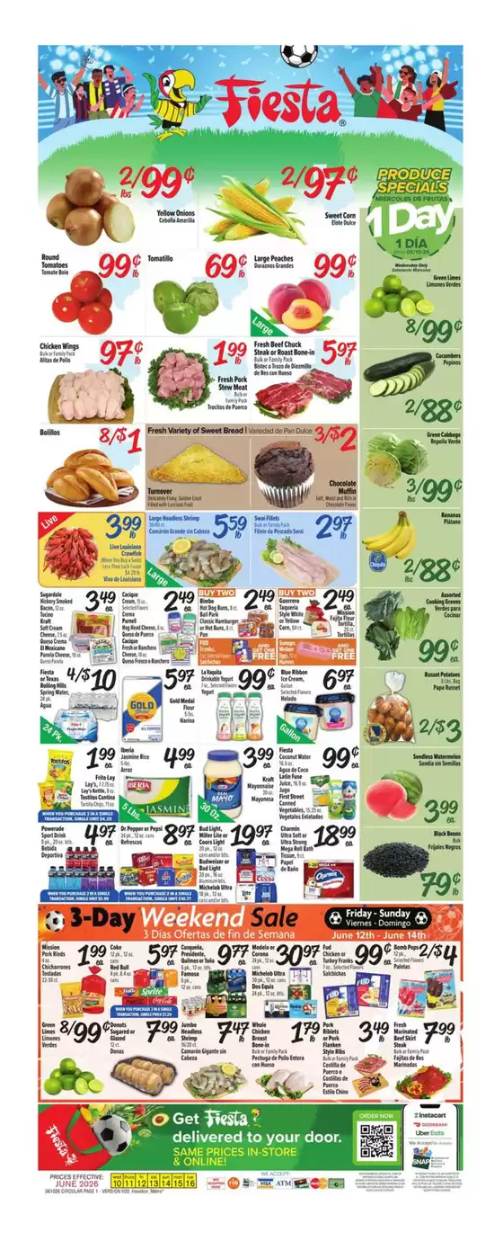 Fiesta Mart catalogue | Our best offers for you | 2026-06-10T00:00:00.000Z - 2026-06-16T00:00:00.000Z