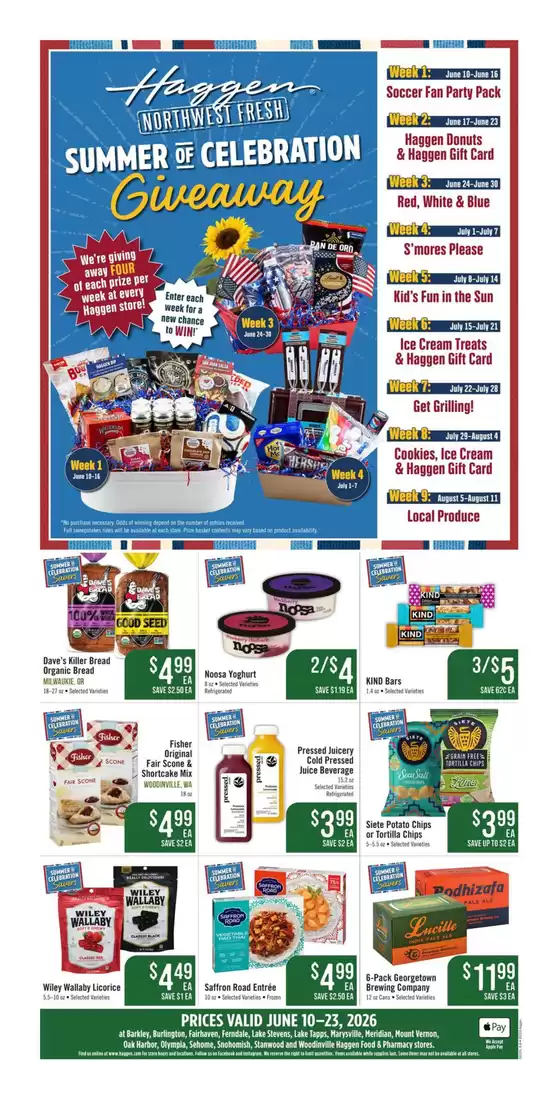 Haggen Food catalogue | Weekly Flyer | 2026-06-10T00:00:00.000Z - 2026-06-23T00:00:00.000Z