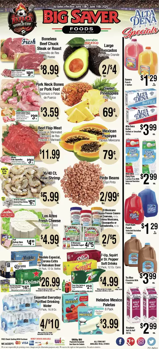 Big Saver Foods catalogue | Big Saver Foods Weekly Special | 2026-06-10T00:00:00.000Z - 2026-06-16T00:00:00.000Z