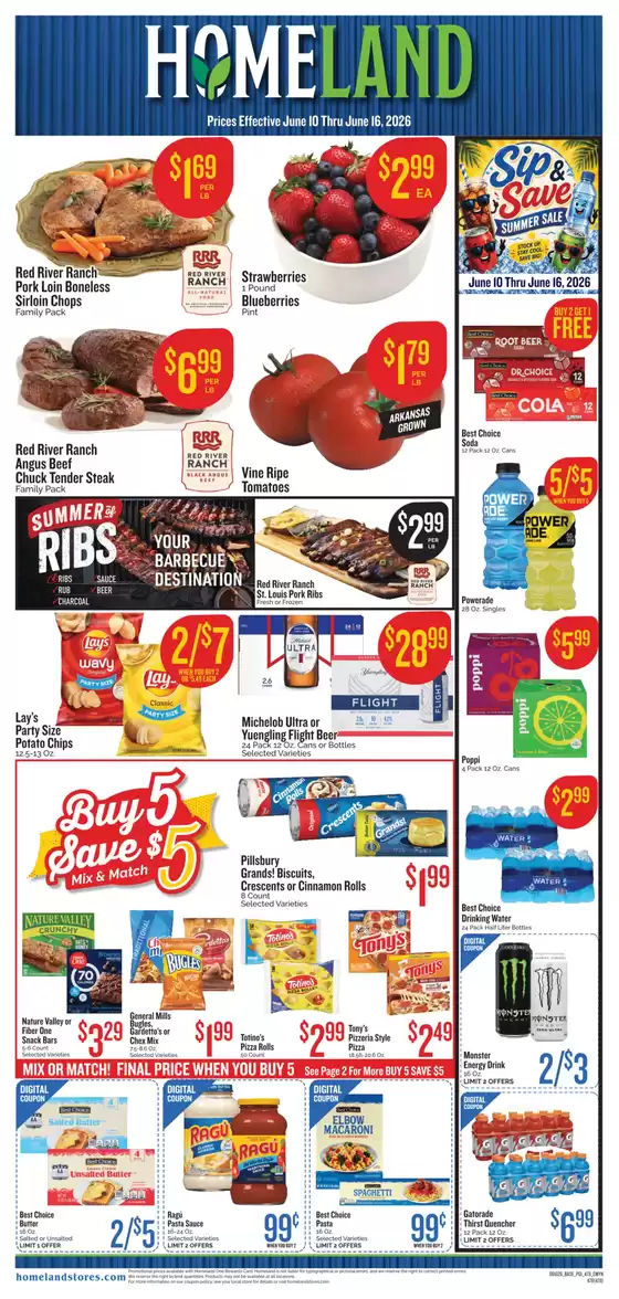 Homeland Market catalogue | Weekly Specials! | 2026-06-10T00:00:00.000Z - 2026-06-16T00:00:00.000Z