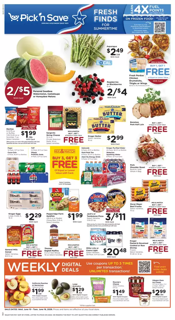 Pick'n Save catalogue | Discover attractive offers | 2026-06-10T00:00:00.000Z - 2026-06-16T00:00:00.000Z