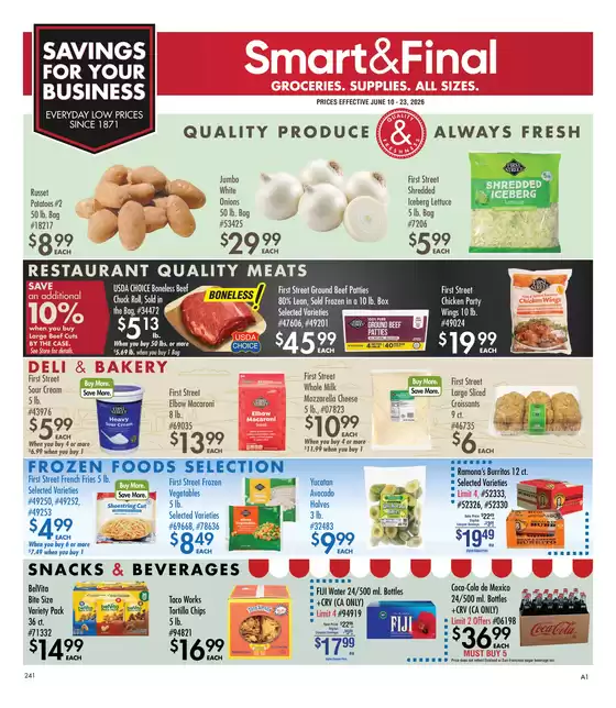 Smart & Final catalogue | Business & Club Savings (06/10/2026 - 06/23/2026) | 2026-06-10T00:00:00.000Z - 2026-06-23T00:00:00.000Z