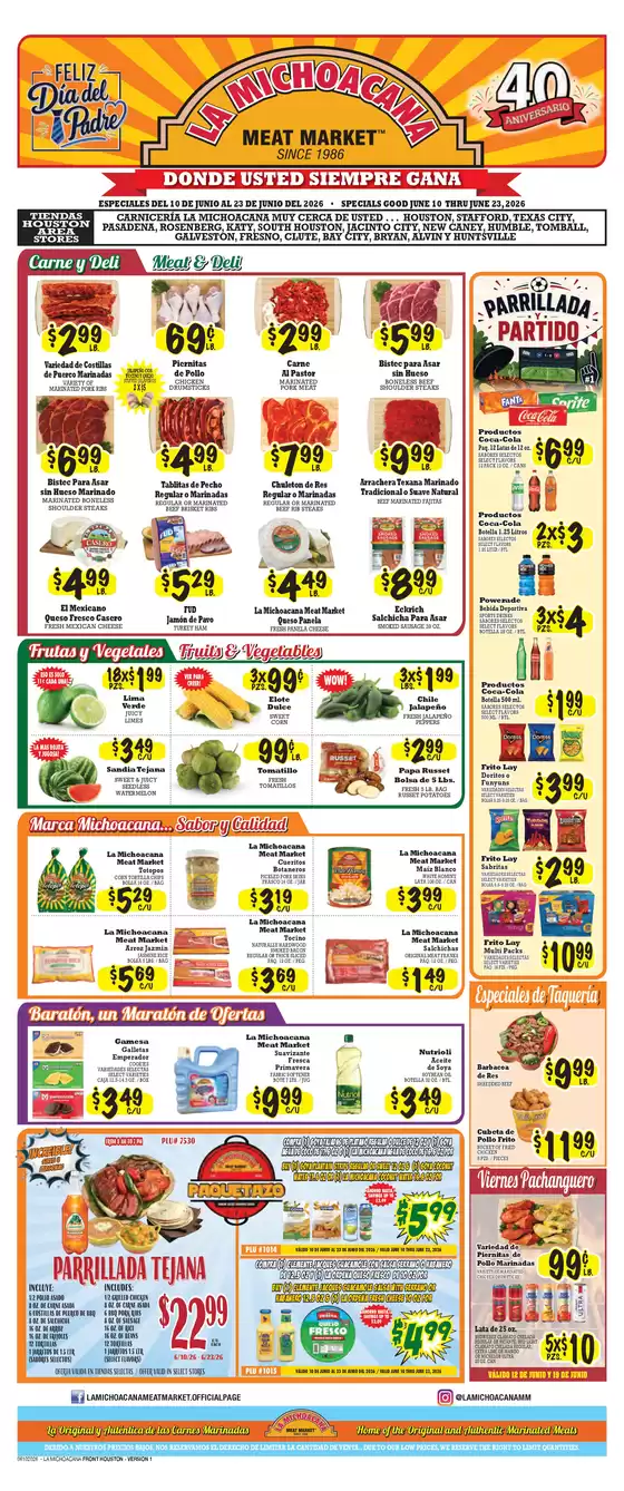 La Michoacana catalogue | Offers for bargain hunters | 2026-06-10T00:00:00.000Z - 2026-06-23T00:00:00.000Z