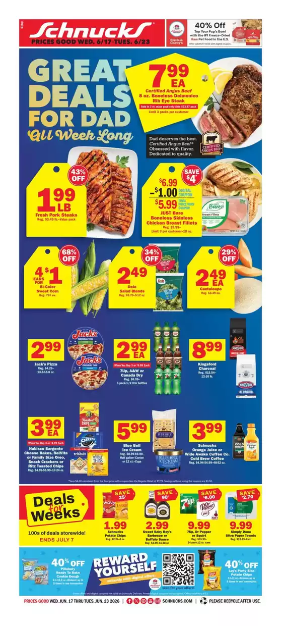 Schnucks catalogue | Top offers for all bargain hunters | 2026-06-17T00:00:00.000Z - 2026-06-23T00:00:00.000Z