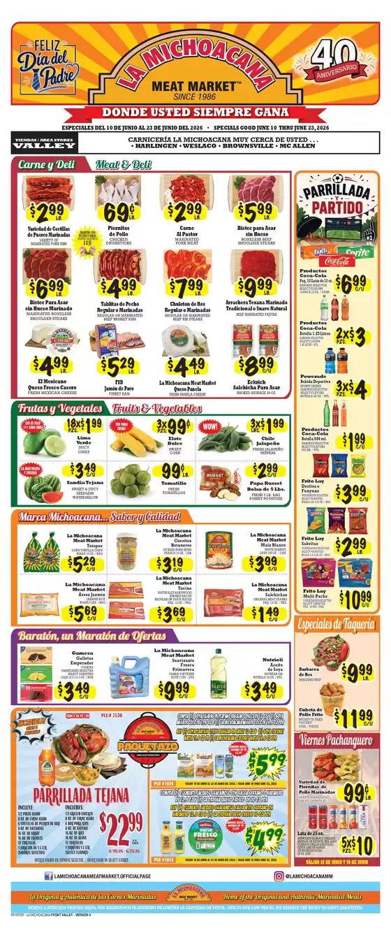 La Michoacana catalogue | Our best offers for you | 2026-06-10T00:00:00.000Z - 2026-06-23T00:00:00.000Z