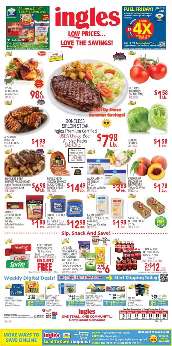 Ingles Markets catalogue | Our best offers for you | 2026-06-10T00:00:00.000Z - 2026-06-16T00:00:00.000Z