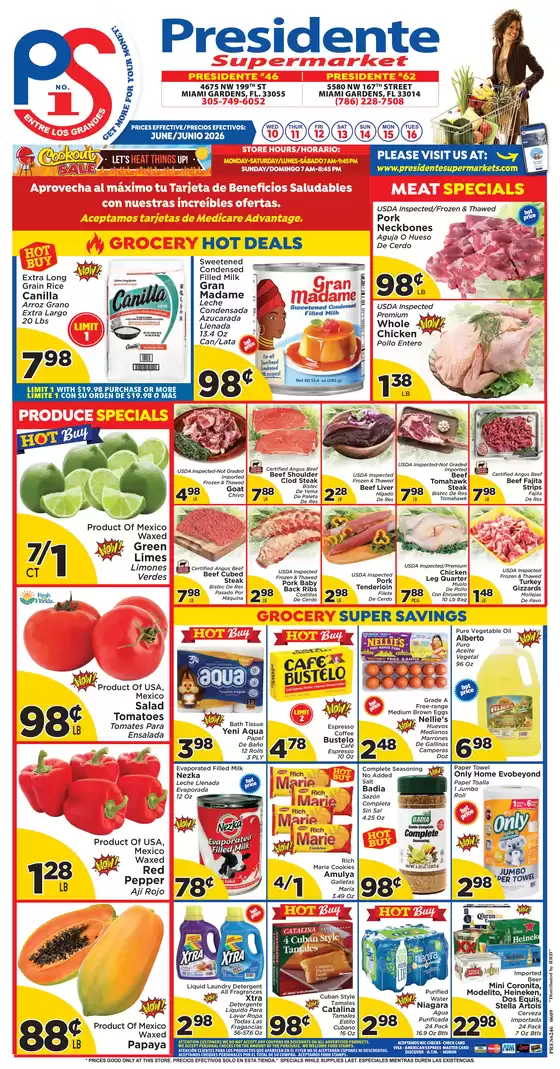 Presidente catalogue | Exclusive deals and bargains | 2026-06-10T00:00:00.000Z - 2026-06-16T00:00:00.000Z