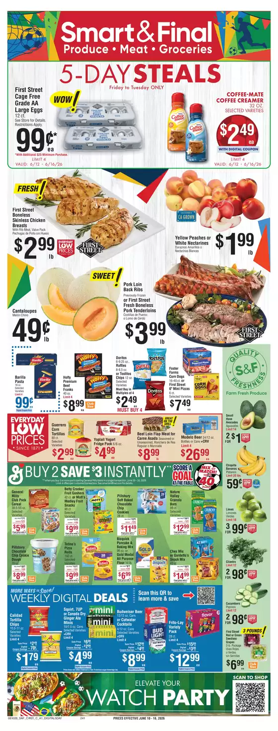 Smart & Final catalogue | Our best offers for you | 2026-06-12T00:00:00.000Z - 2026-06-16T00:00:00.000Z