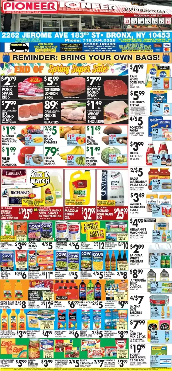 Pioneer Supermarkets catalogue | Great offer for bargain hunters | 2026-06-12T00:00:00.000Z - 2026-06-18T00:00:00.000Z