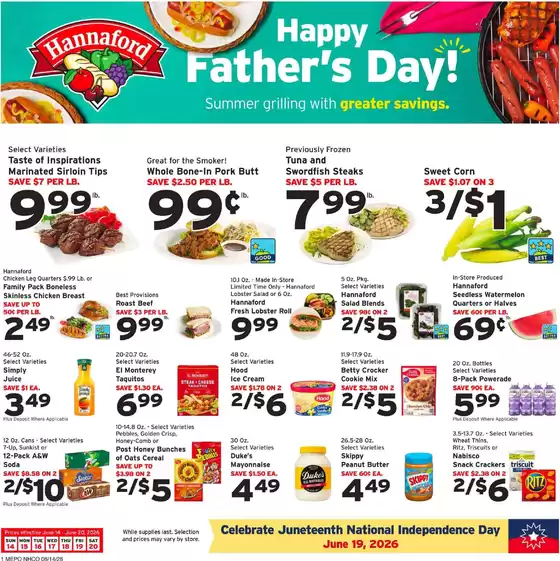 Hannaford catalogue in New Windsor NY | Our best bargains | 2026-06-14T00:00:00.000Z - 2026-06-20T00:00:00.000Z