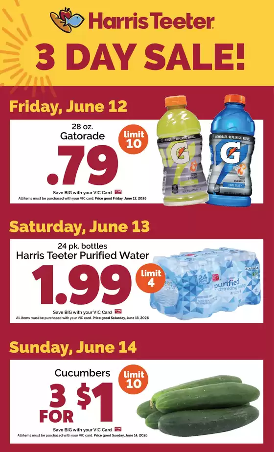 Harris Teeter catalogue | Top offers for smart savers | 2026-06-10T00:00:00.000Z - 2026-06-16T00:00:00.000Z
