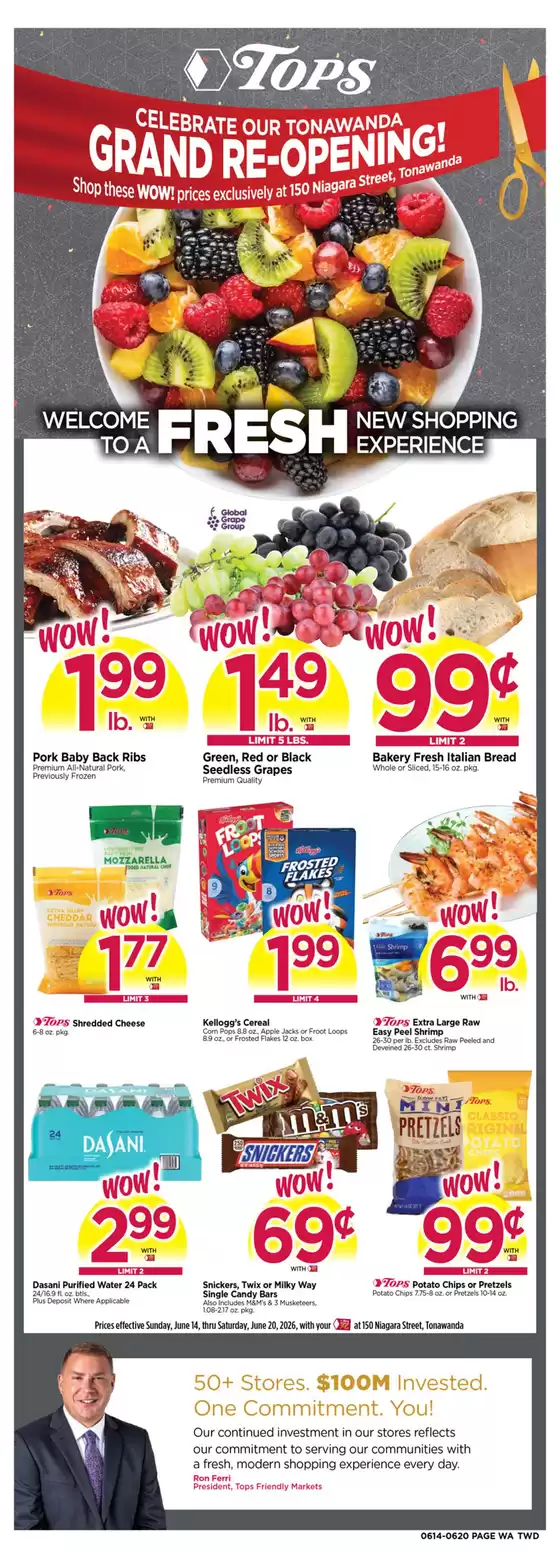Tops catalogue | Discounts and promotions | 2026-06-14T00:00:00.000Z - 2026-06-20T00:00:00.000Z