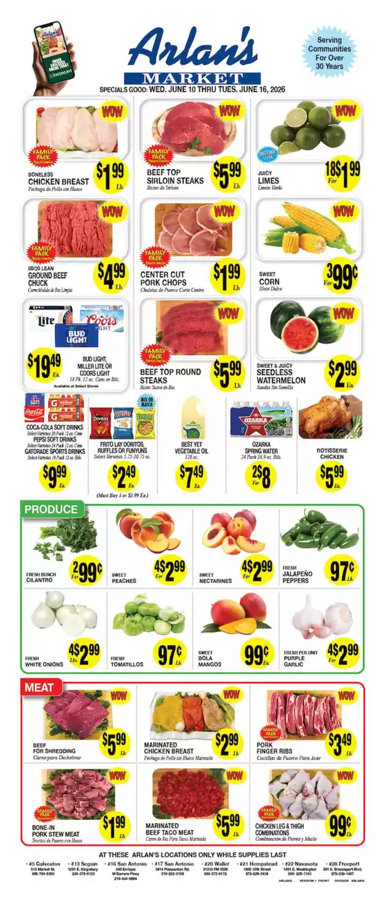 Arlan's Market catalogue | Our best deals for you | 2026-06-10T00:00:00.000Z - 2026-06-16T00:00:00.000Z