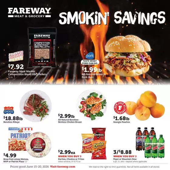 Fareway catalogue | Special offers for you | 2026-06-15T00:00:00.000Z - 2026-06-20T00:00:00.000Z