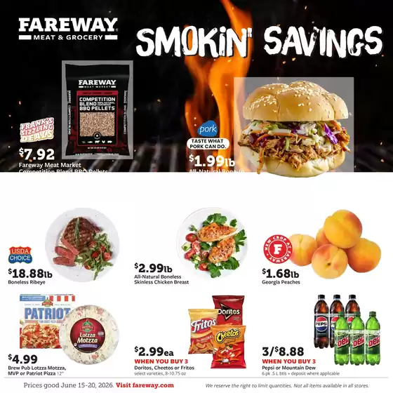 Fareway catalogue | Discover attractive offers | 2026-06-15T00:00:00.000Z - 2026-06-20T00:00:00.000Z