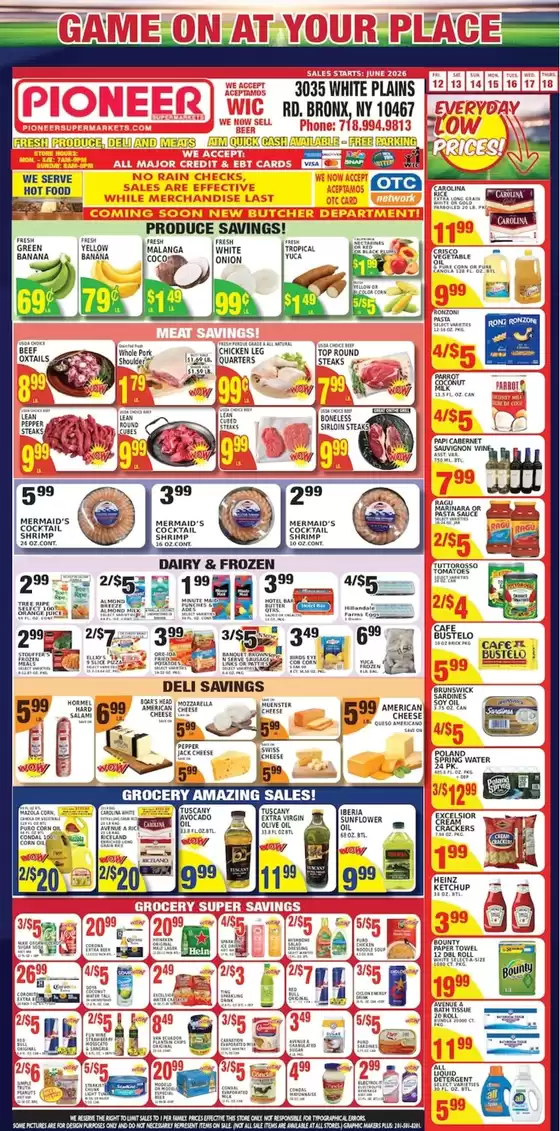 Pioneer Supermarkets catalogue | Special offers for you | 2026-06-14T00:00:00.000Z - 2026-06-20T00:00:00.000Z