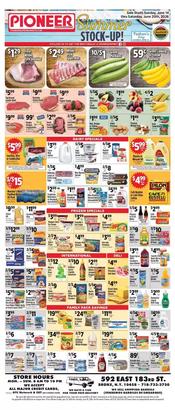 Pioneer Supermarkets catalogue | Offers for bargain hunters | 2026-06-14T00:00:00.000Z - 2026-06-20T00:00:00.000Z