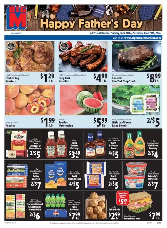BigM Supermarkets catalogue | Save now with our deals | 2026-06-14T00:00:00.000Z - 2026-06-20T00:00:00.000Z
