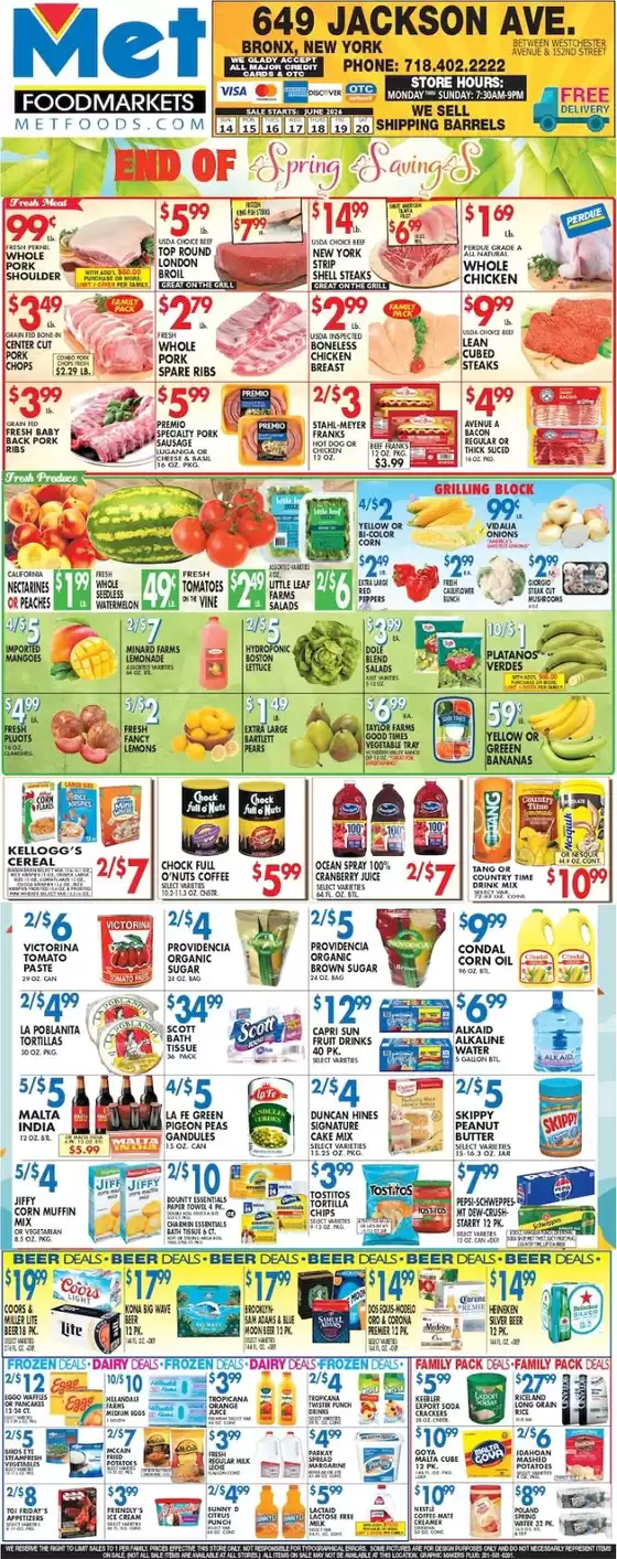 Met Foodmarkets catalogue | Top deals and discounts | 2026-06-14T00:00:00.000Z - 2026-06-20T00:00:00.000Z