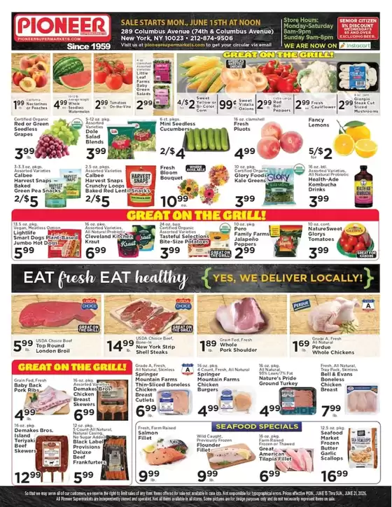 Pioneer Supermarkets catalogue in Paramus NJ | Pioneer Supermarkets weekly ad | 2026-06-15T00:00:00.000Z - 2026-06-21T00:00:00.000Z
