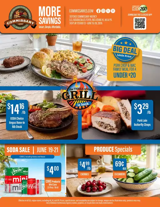 Commissary catalogue | Our best bargains | 2026-06-15T00:00:00.000Z - 2026-06-28T00:00:00.000Z