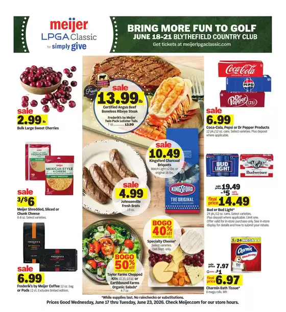 Meijer catalogue | Great offer for bargain hunters | 2026-06-17T00:00:00.000Z - 2026-06-23T00:00:00.000Z
