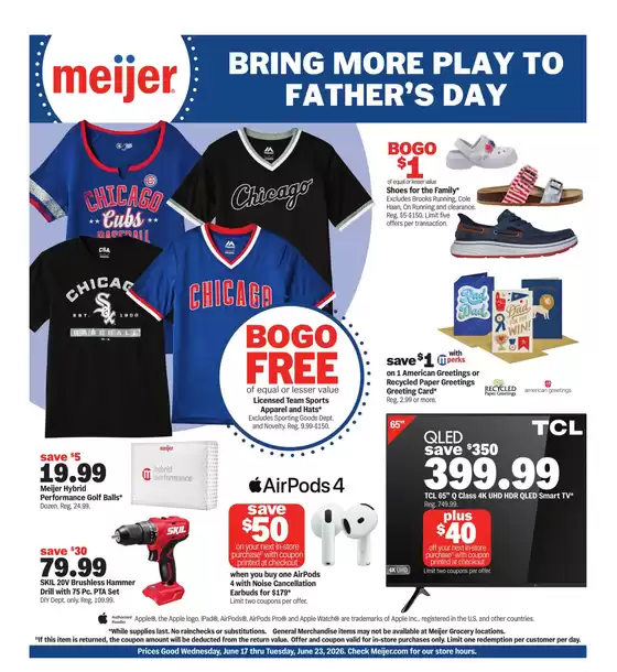 Meijer catalogue | Current bargains and offers | 2026-06-17T00:00:00.000Z - 2026-06-23T00:00:00.000Z