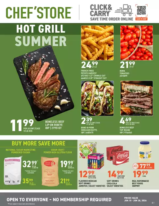 Chef'Store catalogue | Great offer for all customers | 2026-06-15T00:00:00.000Z - 2026-06-28T00:00:00.000Z