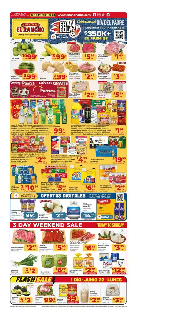 Supermercado El Rancho catalogue in Katy TX | Weekly Ad | 2026-06-17T00:00:00.000Z - 2026-06-23T00:00:00.000Z