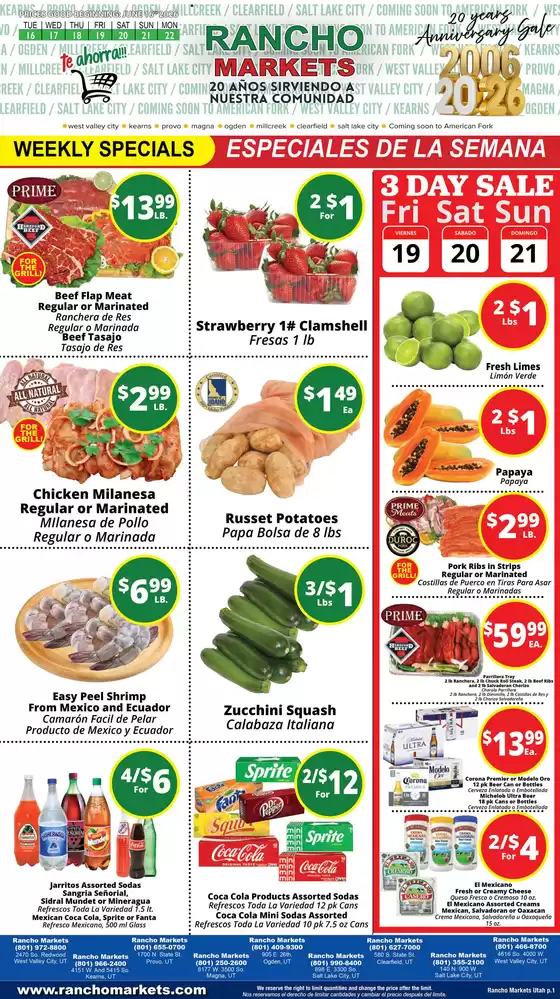 Rancho Markets catalogue | Rancho Markets weekly ad | 2026-06-16T00:00:00.000Z - 2026-06-22T00:00:00.000Z