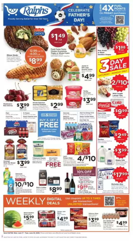 Ralphs catalogue in Arcadia CA | Great offer for bargain hunters | 2026-06-17T00:00:00.000Z - 2026-06-24T00:00:00.000Z