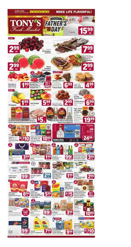 Tony's Fresh Market catalogue in Homer Glen IL | Weekly Ad | 2026-06-17T00:00:00.000Z - 2026-06-23T00:00:00.000Z