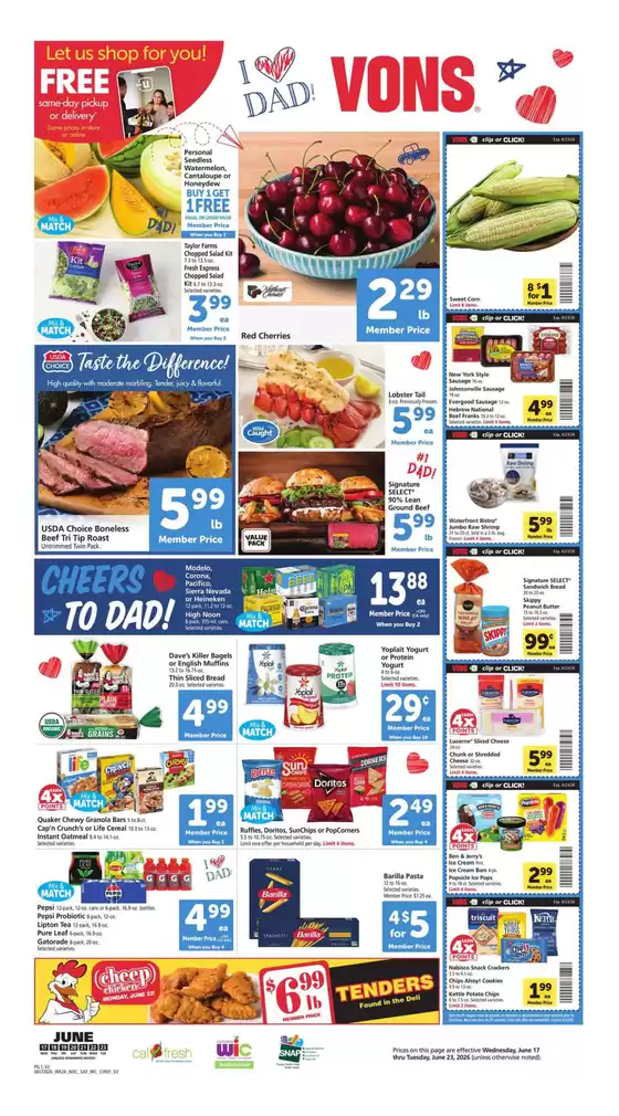 Vons catalogue | Weekly Ad - Norcal | 2026-06-17T00:00:00.000Z - 2026-06-23T00:00:00.000Z