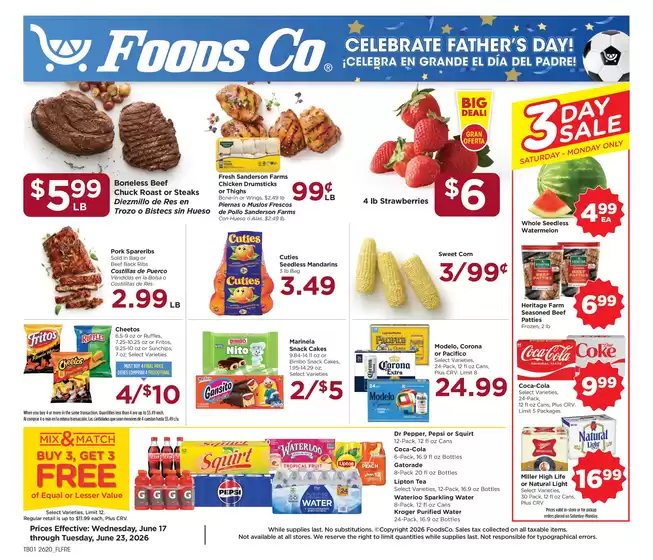 Foods Co catalogue in Foster City CA | Weekly Ad | 2026-06-17T00:00:00.000Z - 2026-06-23T00:00:00.000Z