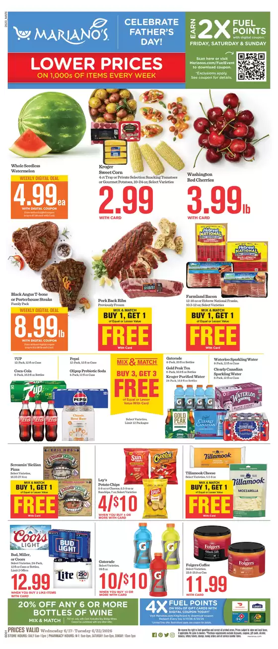 Mariano's catalogue in Elmhurst IL | Weekly Ad | 2026-06-17T00:00:00.000Z - 2026-06-23T00:00:00.000Z