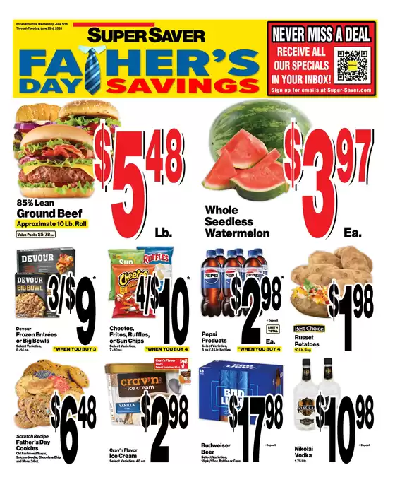 Super Saver catalogue | Exclusive bargains | 2026-06-17T00:00:00.000Z - 2026-06-23T00:00:00.000Z