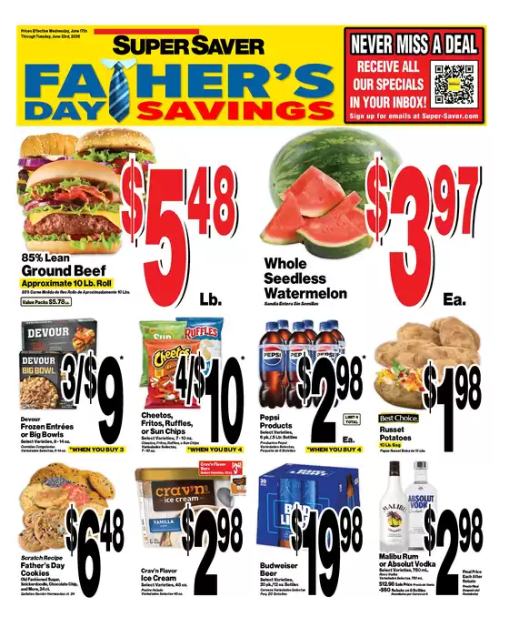 Super Saver catalogue | Current deals and offers | 2026-06-17T00:00:00.000Z - 2026-06-23T00:00:00.000Z