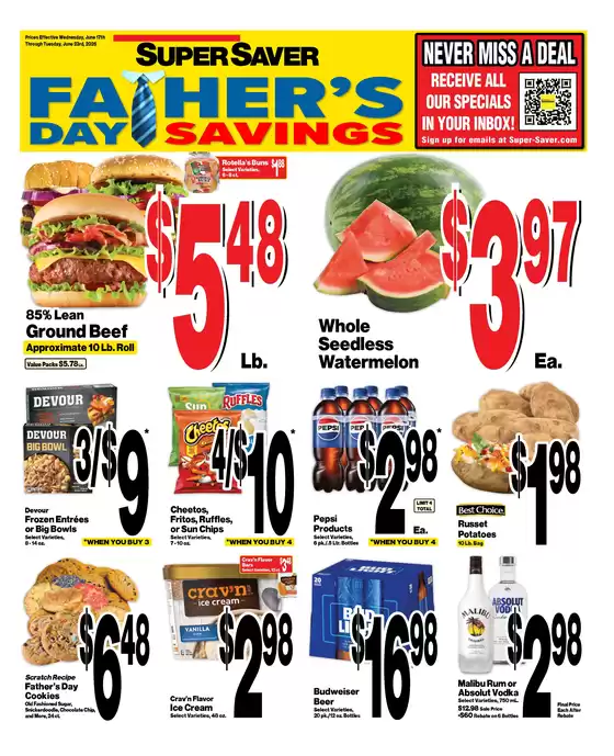 Super Saver catalogue | Great offer for all customers | 2026-06-17T00:00:00.000Z - 2026-06-23T00:00:00.000Z