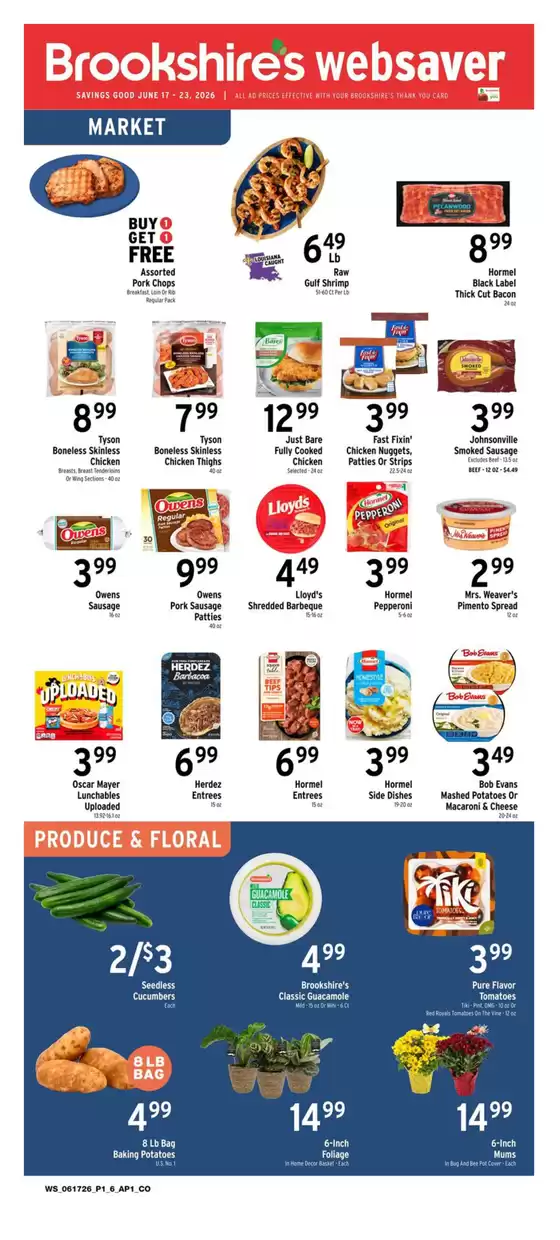 Brookshire's catalogue | Great offer for all customers | 2026-06-17T00:00:00.000Z - 2026-06-23T00:00:00.000Z
