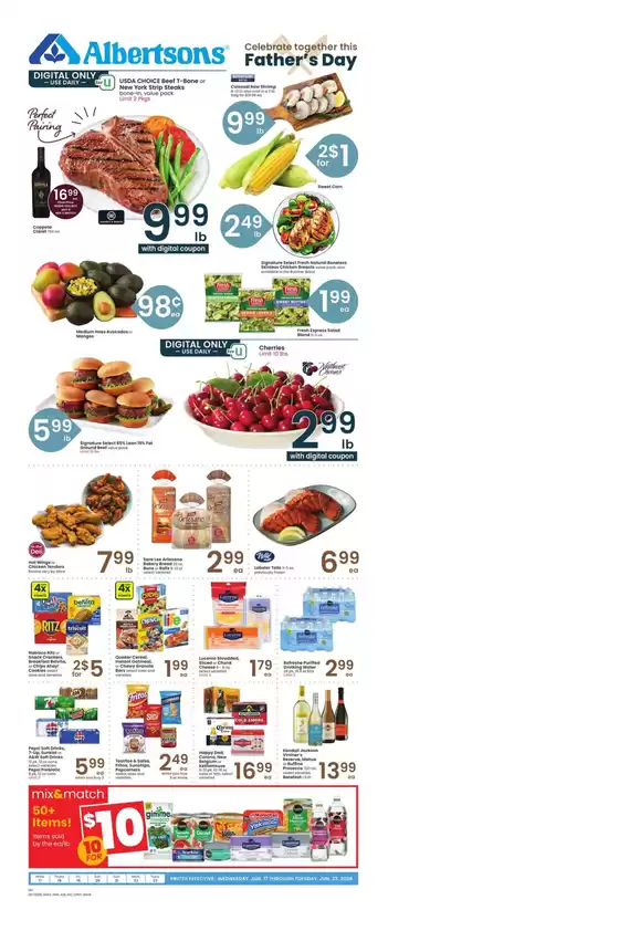 Albertsons catalogue | Exclusive deals for our customers | 2026-06-17T00:00:00.000Z - 2026-06-23T00:00:00.000Z