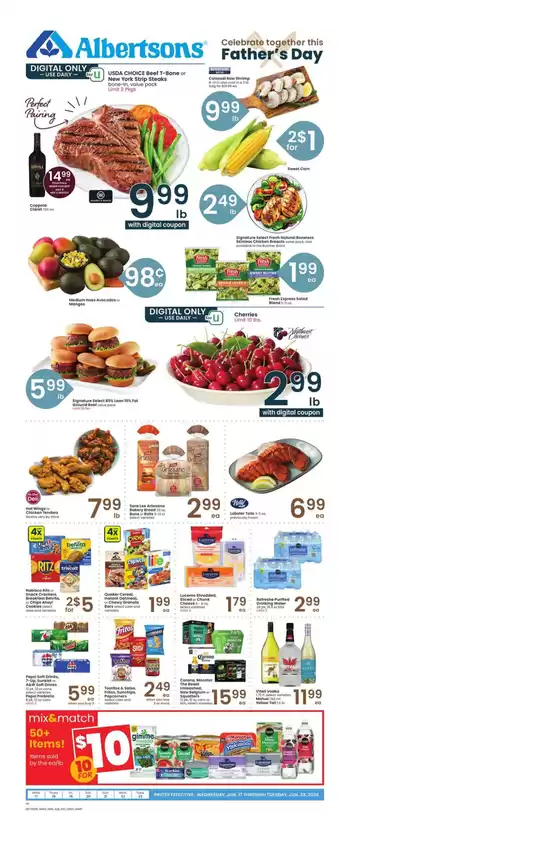 Albertsons catalogue | Great offer for bargain hunters | 2026-06-17T00:00:00.000Z - 2026-06-23T00:00:00.000Z