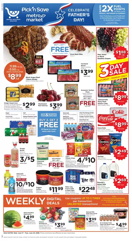 Pick'n Save catalogue in Elmhurst IL | Weekly Ad | 2026-06-17T00:00:00.000Z - 2026-06-23T00:00:00.000Z