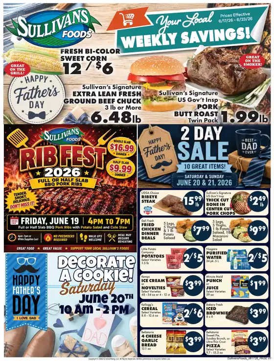 Sullivan's Foods catalogue | Great discounts on selected products | 2026-06-17T00:00:00.000Z - 2026-06-23T00:00:00.000Z