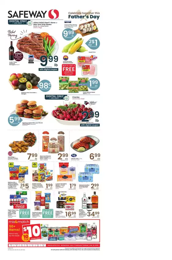 Safeway catalogue | Our best deals for you | 2026-06-17T00:00:00.000Z - 2026-06-23T00:00:00.000Z