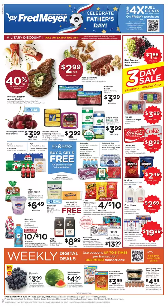 Fred Meyer catalogue in Vancouver WA | Discover attractive offers | 2026-06-17T00:00:00.000Z - 2026-06-23T00:00:00.000Z