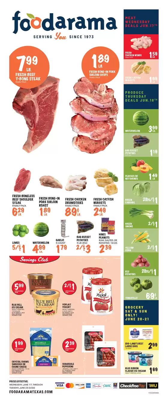 Foodarama catalogue | Foodarama weekly ad | 2026-06-17T00:00:00.000Z - 2026-06-23T00:00:00.000Z