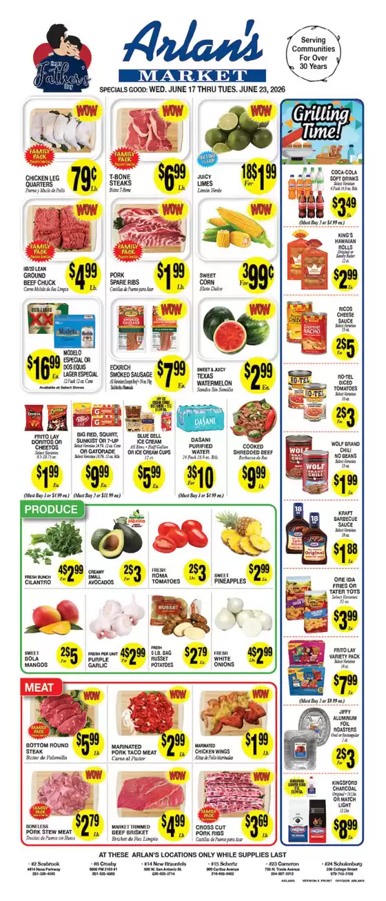Arlan's Market catalogue | Arlan's Market weekly ad | 2026-06-17T00:00:00.000Z - 2026-06-23T00:00:00.000Z