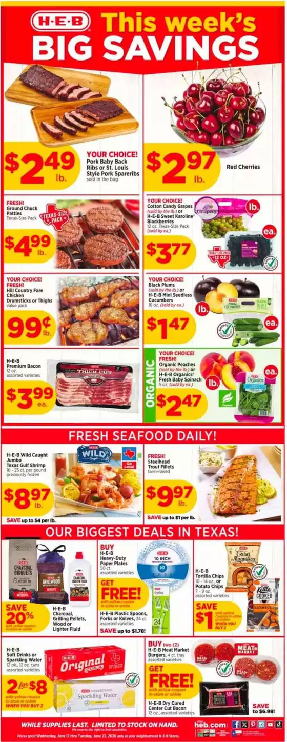 H-E-B catalogue | Weekly Ads H-E-B | 2026-06-17T00:00:00.000Z - 2026-06-23T00:00:00.000Z